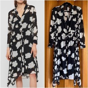 ALLSAINTS | Riva Caro Midi Dress